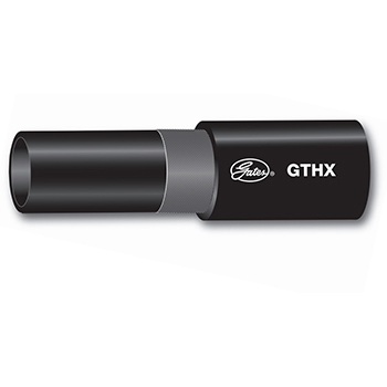 GTHX GATES盖茨一层纤维编织软管SAE 100 R6 EN854 R6 ISO 4079 TYPE 1软管螺杆空压机机头冷却机油软管，耐油，耐高温，用一年以上，还能保持柔软。